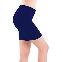 AMYDA Soft and Stretchable Cycling Yoga Cotton Lycra Casual Shorts-thumb2