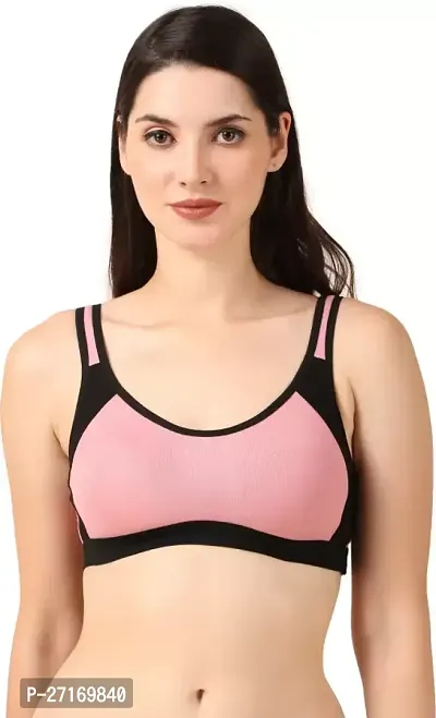 Stylish Multicoloured Cotton Blend Colourblocked Bras For Women Pack Of 3-thumb4