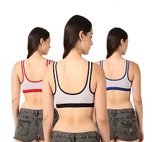 Stylish Cotton Blend Bra for Women Pack of 3-thumb3