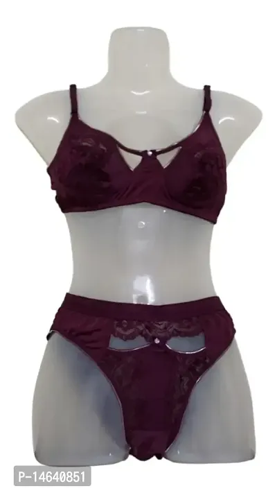 Arousy Shilpa Branded Lycra Net Bikini Set for Bridal-thumb0