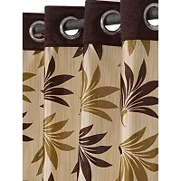 Cortina Polyester Fabric Eyelet Long Door Curtain for Bedroom, Living Room-Set of 2-9ft.-thumb2