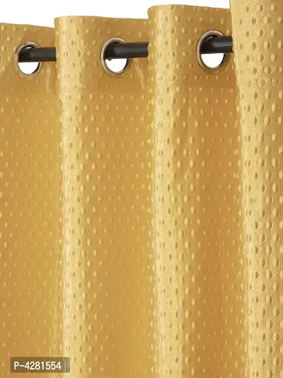 FasHome Modern Polyester Long Door Curtain (Pack Of 2)-thumb2