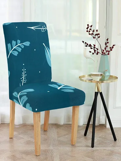 FasHome Premium Multicoloured Polyester Printed Chair Cover