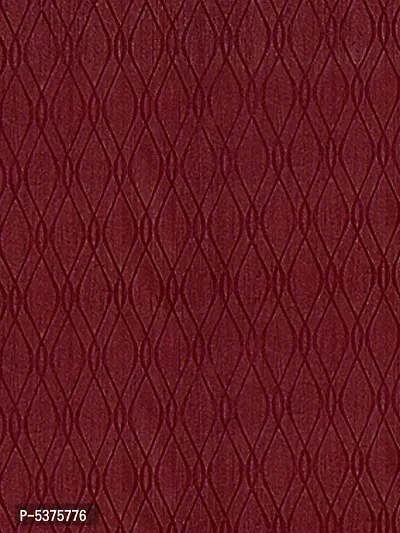 Polyester Long Door Curtain 9FT-Pack of 2 -Maroon-thumb4