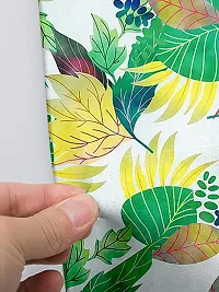 Polyester Green Floral Print Printed Air Conditioning Dust Cover, Folding AC Cover, Split for 1.5 Ton Indoor Unit-thumb3