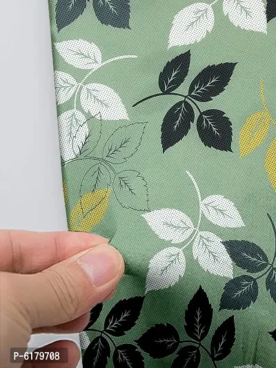 Polyester Green Leaf Print Printed Air Conditioning Dust Cover, Folding AC Cover, Split for 1 Ton Indoor Unit-thumb4