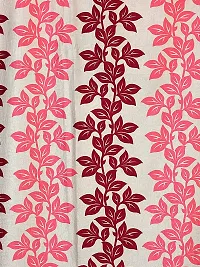 Fancy Curtain Polyester Door Pack of 2 Maroon 1-thumb4