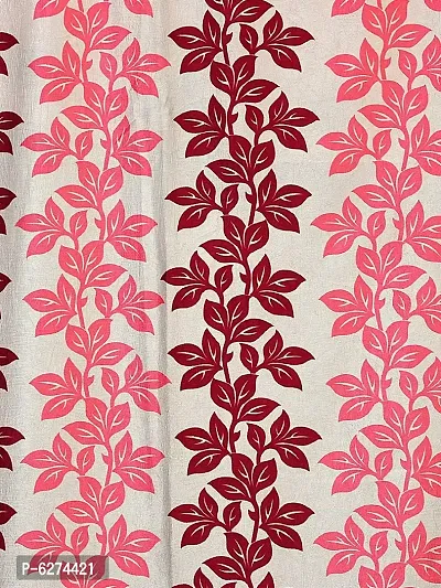 Fancy Curtain Polyester Door Pack of 2 Maroon 1-thumb5