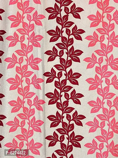 Fancy Curtain Polyester Long Door Pack of 2 Maroon 1-thumb5