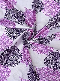 Fancy Curtain Polyester Door Pack of 2 Purple-thumb3