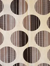 Fancy Curtain Polyester Door Pack of 2 Brown 2-thumb4