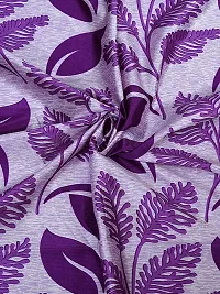 Fancy Curtain Polyester Long Door Pack of 2 Purple 1-thumb3