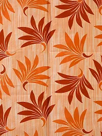 Fancy Curtain Polyester Door Pack of 2 Orange 1-thumb4