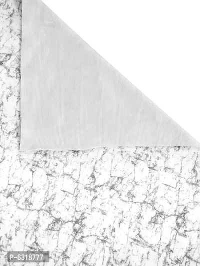 Stylish White Velvet Long Door Curtains- Pack Of 2-thumb5