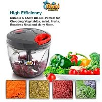 Vegetable Chopper For Kitchen for Chopping vegetables fruits dryfruits 900 ml 6 Sharp Blades NIMI PRODUCTS-thumb1