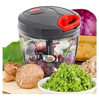 Vegetable Chopper For Kitchen for Chopping vegetables fruits dryfruits 900 ml 6 Sharp Blades NIMI PRODUCTS-thumb2