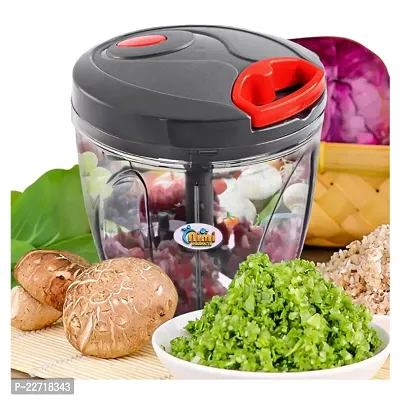 Vegetable Chopper For Kitchen for Chopping vegetables fruits dryfruits 900 ml 6 Sharp Blades NIMI PRODUCTS-thumb3