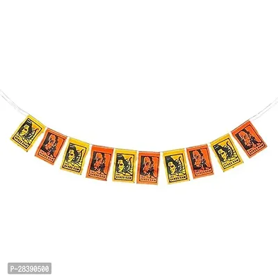 Shoppersduniya Jay Shree Ram Prayer Flag for Bike, Car, Temple, Home, Office | Door, Wall Hanging Decoration (Medium)-thumb0