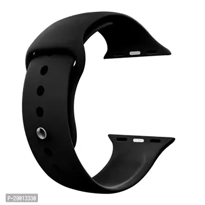 Adcom Silicone Straps - Compatible with Adcom Ignite Voice Infinity Smart Watches  Black-thumb0