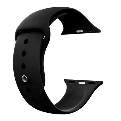 Adcom Silicone Straps - Compatible with Adcom Ignite Voice Infinity Smart Watches  Black