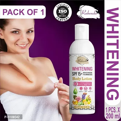 Rabenda Whitening Body Lotionon Spf15+ Skin Lighten And Brightening Cream - 200 Ml-thumb0