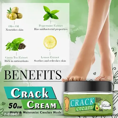 Rabenda Foot Care Cream For Rough, Dry And Cracked Heel | Feet Cream For Heel Repair |Healing And Softening Cream- 50 Grams-thumb3