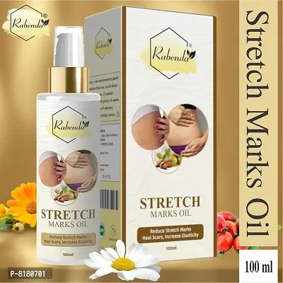 Rabenda Present Repair Stretch Marks Removal - Natural Heal Pregnancy Breast, Hip, Legs- 100 ml-thumb0