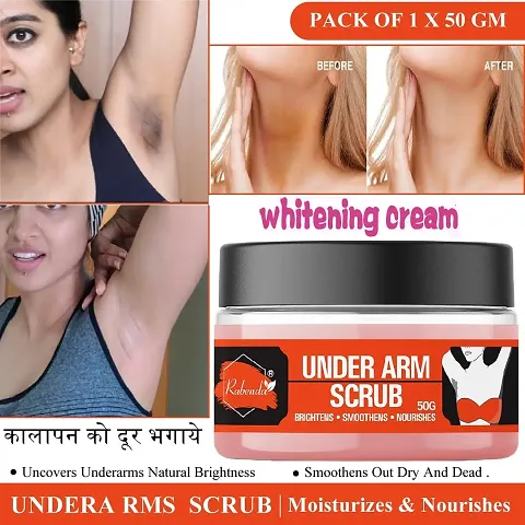 Rabenda Under Arm Scrub Gently Exfoliates The Sensitive Skin of Under Arms, Blend of Coc Pack Of 1
