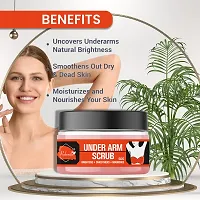 Rabenda Under Arm Scrub Blend Of Coconut Oil And Coconut Shell Powder Brightens Softens Nourishes And Smoothens Your Underarms Scrub - 50 Grams-thumb2