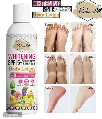 Whitening Body Lotion On SPF15+ Skin Lighten  Brightening Body Lotion Cream (100 Ml) Pack Of 1 Lotion  Creams