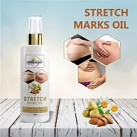 Abhigamyah Stretch Care Oil to Minimize Stretch Marks and Even Out Skin Tone - Blend of 6 Oils with Rosehip Calendula and Sea Buckthorn Oils - No Parabens, Silicones, Mineral Oil and Color - 100mL pack of 3-thumb3