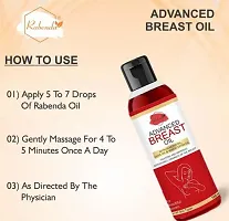 RABENDA Release Breast Destressing Oil for Women- ALMOND OIL,OLIVE OIL  WHEAT GERM OIL - Relieves Stress Caused by Wired Bra and Breast toner massage oil 100% natural which helps in growth pack 3-thumb1