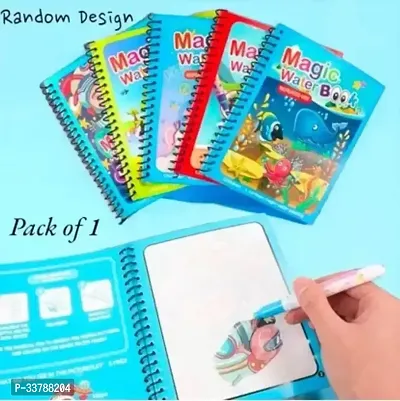 Reusable Magic Water Coloring Book for Kids Pack of 1-thumb0