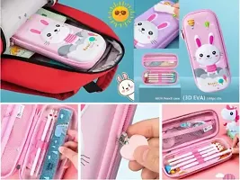 Stylish Pink Printed Pencil Box For Kids-thumb1