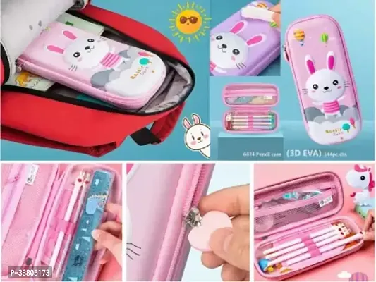 Stylish Pink Printed Pencil Box For Kids-thumb2