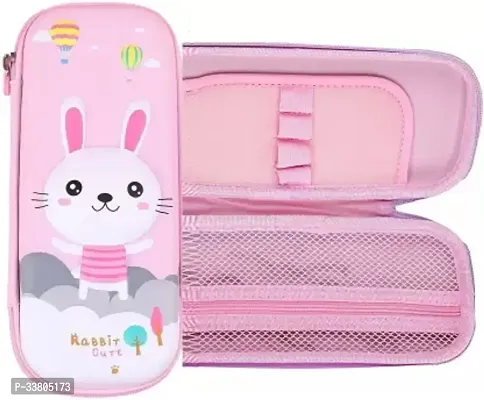 Stylish Pink Printed Pencil Box For Kids-thumb3