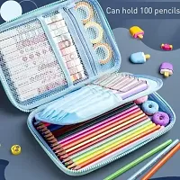 Stylish Blue Printed Pencil Box For Kids-thumb2