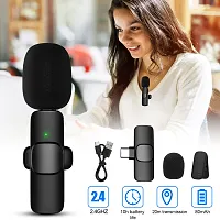 ORIGINAL ( Type C ) K8 Wireless Plug and Play Collar Mic Supported Android | K8 Wireless Mic For YouTube | K8 Wireless Microphone For YouTube | K8 Wireless mics-thumb2