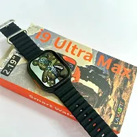 Original Series 9 Ultra Max Smartwatch ( black )  Big Full Screen 2.19 inch Display Bluetooth Calling Smart watch-thumb2