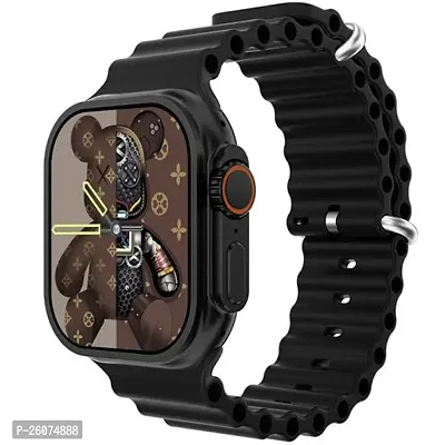 Original Series 9 Ultra Max Smartwatch ( black )  Big Full Screen 2.19 inch Display Bluetooth Calling Smart watch-thumb3