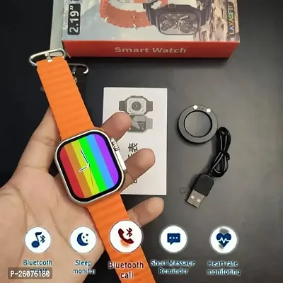 Original Series 9 Ultra Max Smartwatch ( orange )  Big Full Screen 2.19 inch Display Bluetooth Calling Smart watch-thumb2