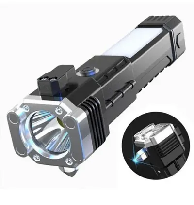 Rechargeable Torch Flashlight Long Distance pack of 1