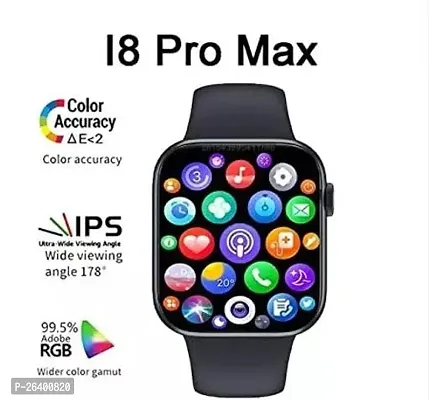 i8 Pro Max Smartwatch  44mm Crown working, Call Function, Social Medias, Advance tools | cheapest i8 pro max smart watch-thumb3