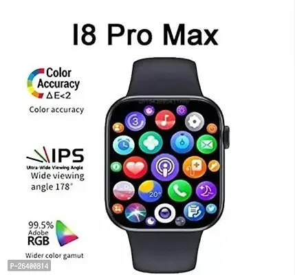 i8 Pro Max Smartwatch  44mm Crown working, Call Function, Social Medias, Advance tools | cheapest i8 pro max smart watch-thumb2