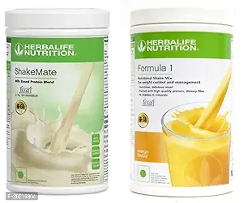 Herbalife Formula 1 Shake - Mango Flavor With Shake Mate-1000gm-thumb0