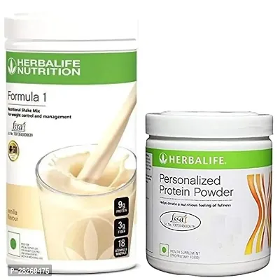 Herbalife Formula 1 Vanilla Shake 3 Protein Powder 500 g With Protein Powder 200g-thumb0