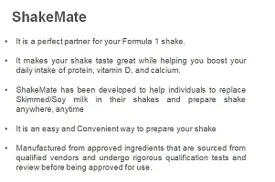 Herbal Shakemate Powder, High Protein 500Gms, 6 x 12 x 8 Meters-thumb1