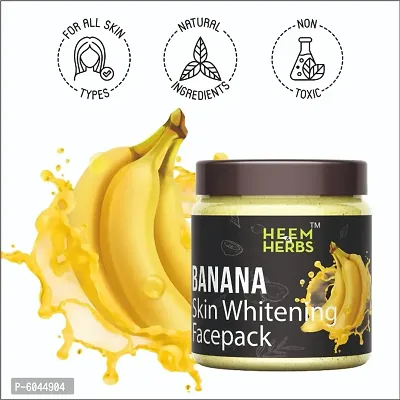 HEEM and HERBS Banana Skin Whitening Facepack Pack of 2