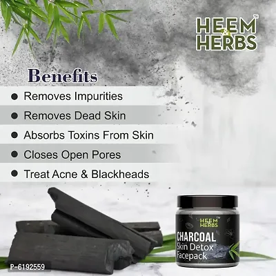 HEEM and HERBS Charcoal Skin Detox Facepack Pack of 1-thumb3