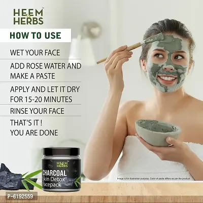 HEEM and HERBS Charcoal Skin Detox Facepack Pack of 1-thumb2